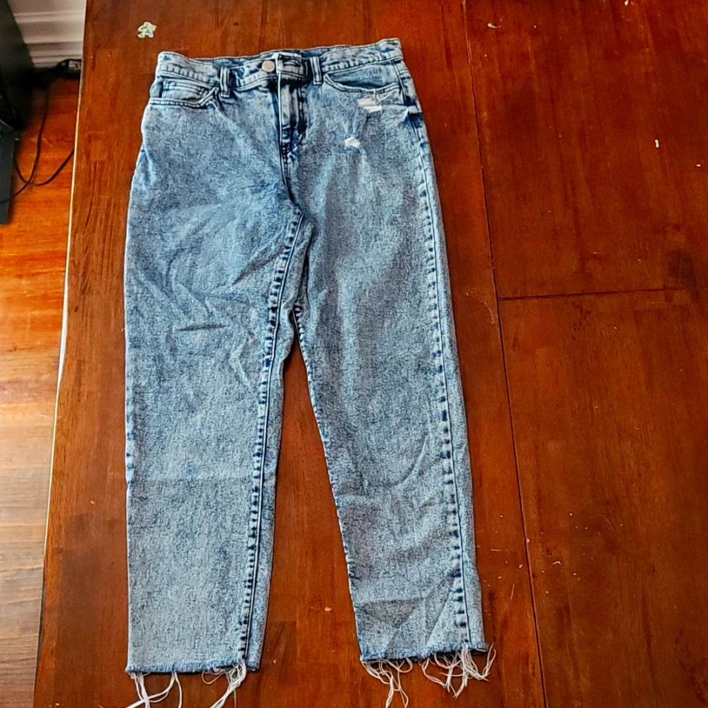 Size 9 high rise "Mom Jeans" by SO